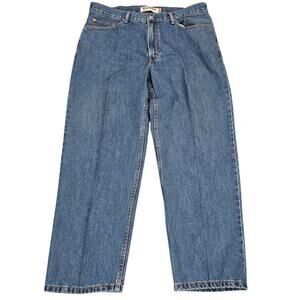 Levis 550 Jeans Mens 38 x 29 Relaxed Fit Casual Denim Classic Medium Wash